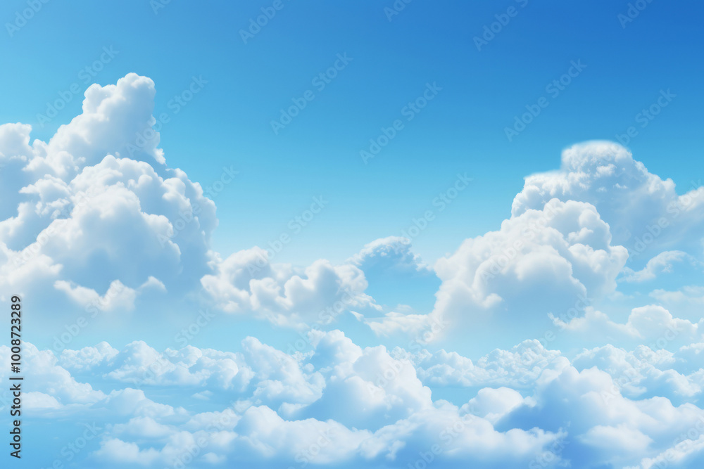 Processed collage of cloudy light blue sky texture. Background for banner, backdrop or texture Processed collage of cloudy light blue sky texture. Background for banner, backdrop or texture