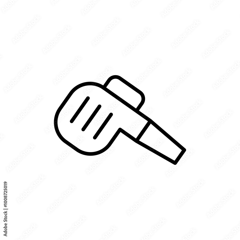Leaf blower outline icons, minimalist vector illustration ,simple transparent graphic element .Isolated on white background Leaf blower outline icons, minimalist vector illustration ,simple transparent graphic element .Isolated on white background