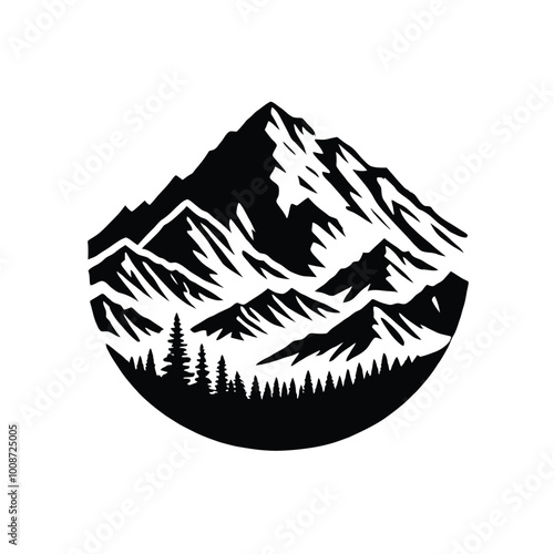 Mount Denali Silhouette