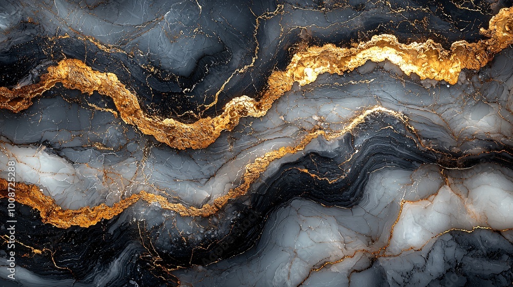 A light pastel black marble texture with intricate gold veins, creating a calm and refined atmosphere A light pastel black marble texture with intricate gold veins, creating a calm and refined atmosphere