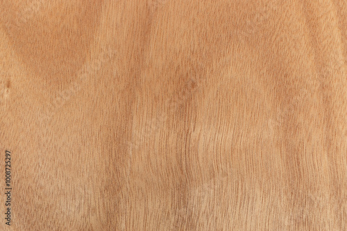 Warm-toned brown plywood surface texture close-up with visible grain patterns photo