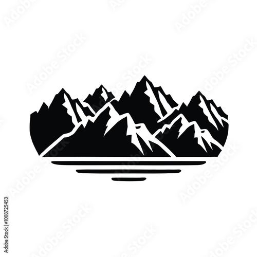 Alps Silhouette