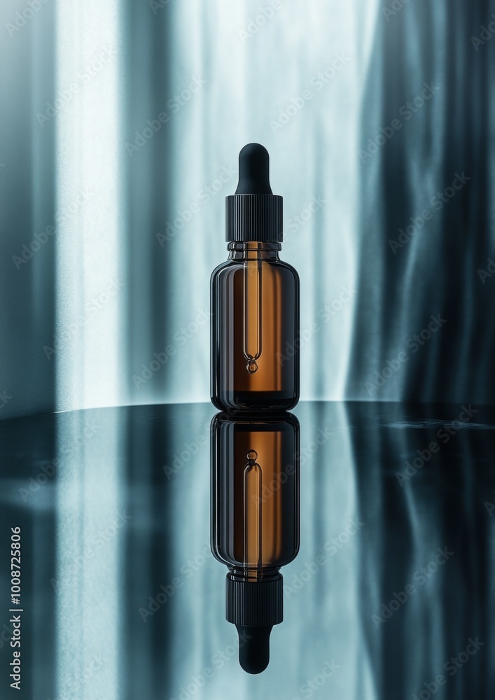 A bottle of perfume is sitting on a table A bottle of perfume is sitting on a table