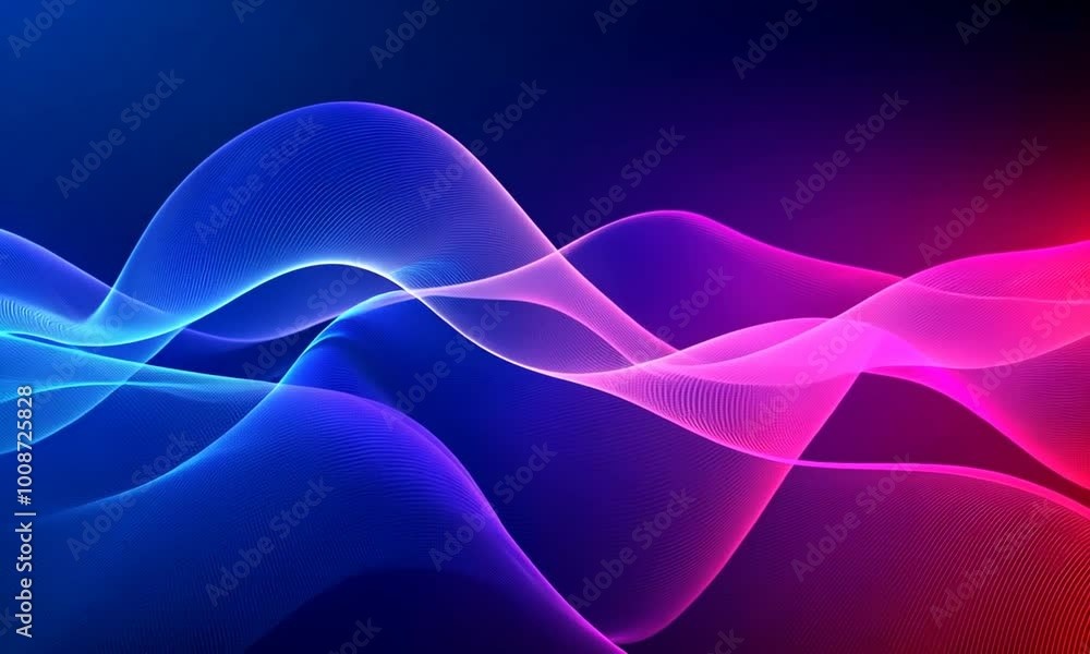 Abstract Neon Wave Background Abstract Neon Wave Background