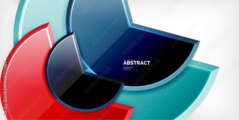 Trendy round shapes with triangular angle design element. Vector Illustration For Wallpaper, Banner, Background, Card, Book Illustration, landing page Trendy round shapes with triangular angle design element. Vector Illustration For Wallpaper, Banner, Background, Card, Book Illustration, landing page