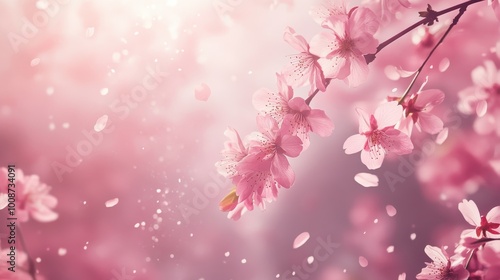 Delicate Blossoms in Soft Pink Hues