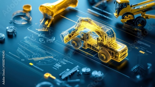 A vibrant infographic comparing traditional construction methods to BIM-based processes, using charts and diagrams to highlight efficiency, cost savings, and time reduction