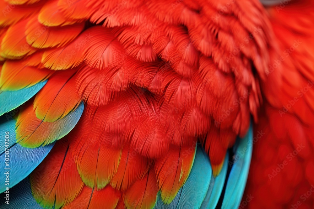 Fototapeta premium Parrot backgrounds animal bird.