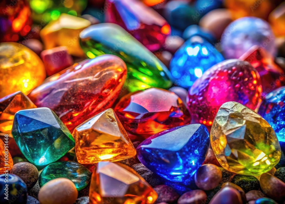Vibrant Isolated Gemstones Displaying Rich Colors and Unique Shapes for Creative Backgrounds and Designs Vibrant Isolated Gemstones Displaying Rich Colors and Unique Shapes for Creative Backgrounds and Designs
