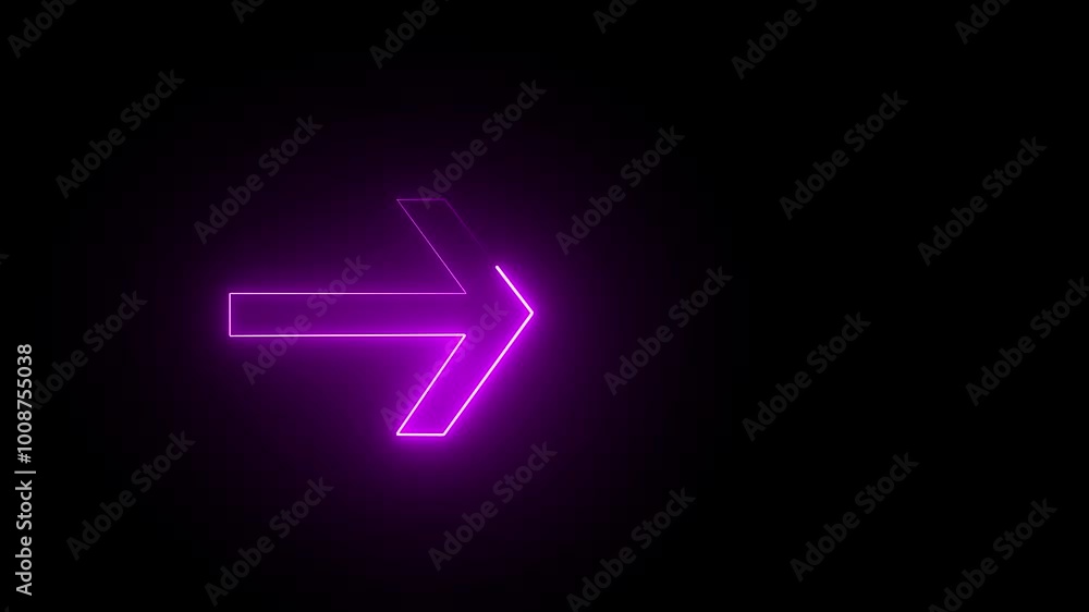 blue color arrow points to the right. Flashing neon icon to the right arrow. right neon arrow. neon arrow sign. blue color arrow points to the right. Flashing neon icon to the right arrow. right neon arrow. neon arrow sign.