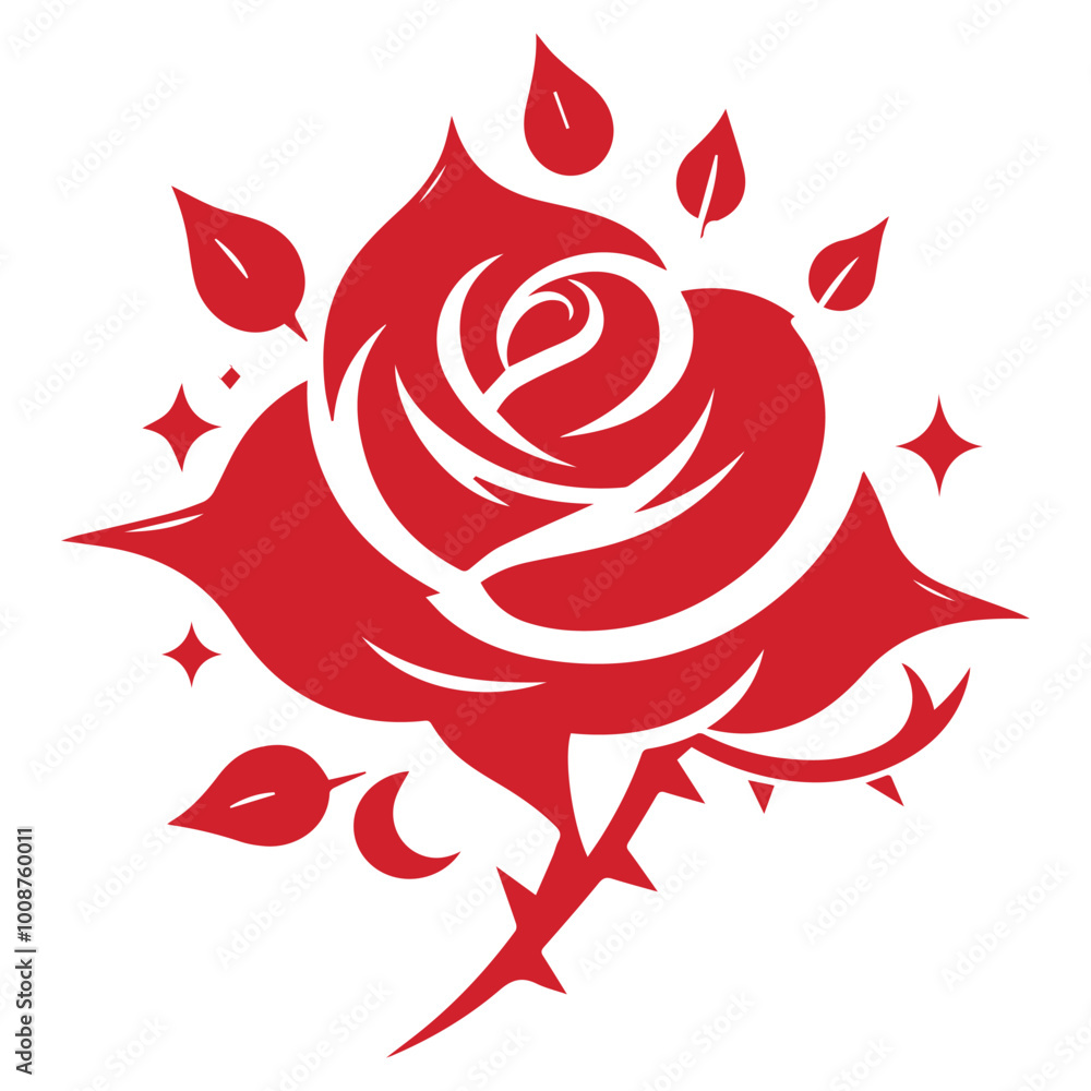 Rose icon design Rose icon design