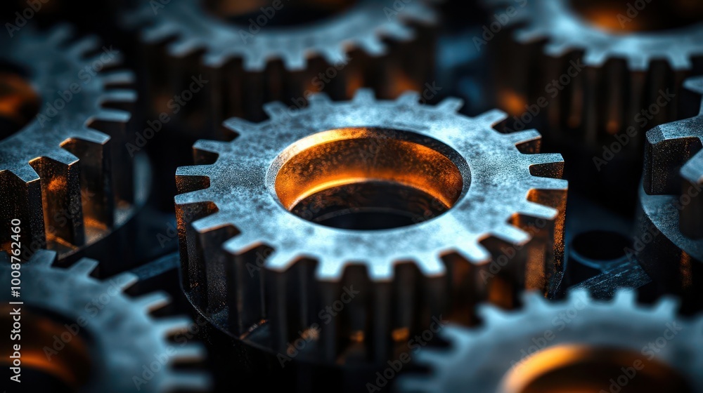 closeup view of interlocking metal gears showcasing intricate details and mechanical beauty symbolizing the complex interplay of mechanics in engineering closeup view of interlocking metal gears showcasing intricate details and mechanical beauty symbolizing the complex interplay of mechanics in engineering