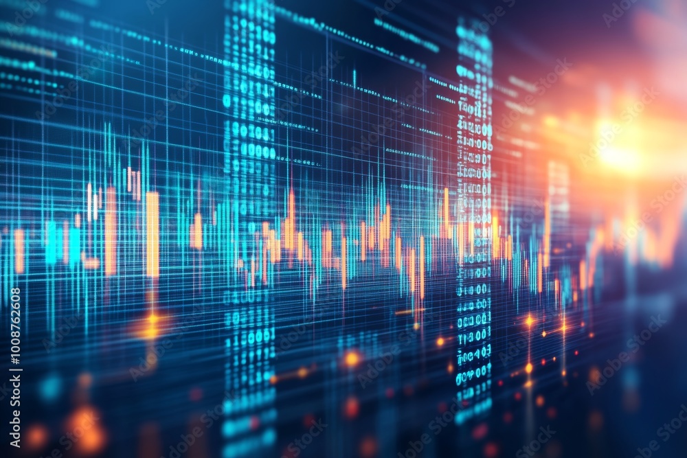 Stock market investment trading chart background. Financial candlestick, technology, economy, business. Stock market investment trading chart background. Financial candlestick, technology, economy, business.