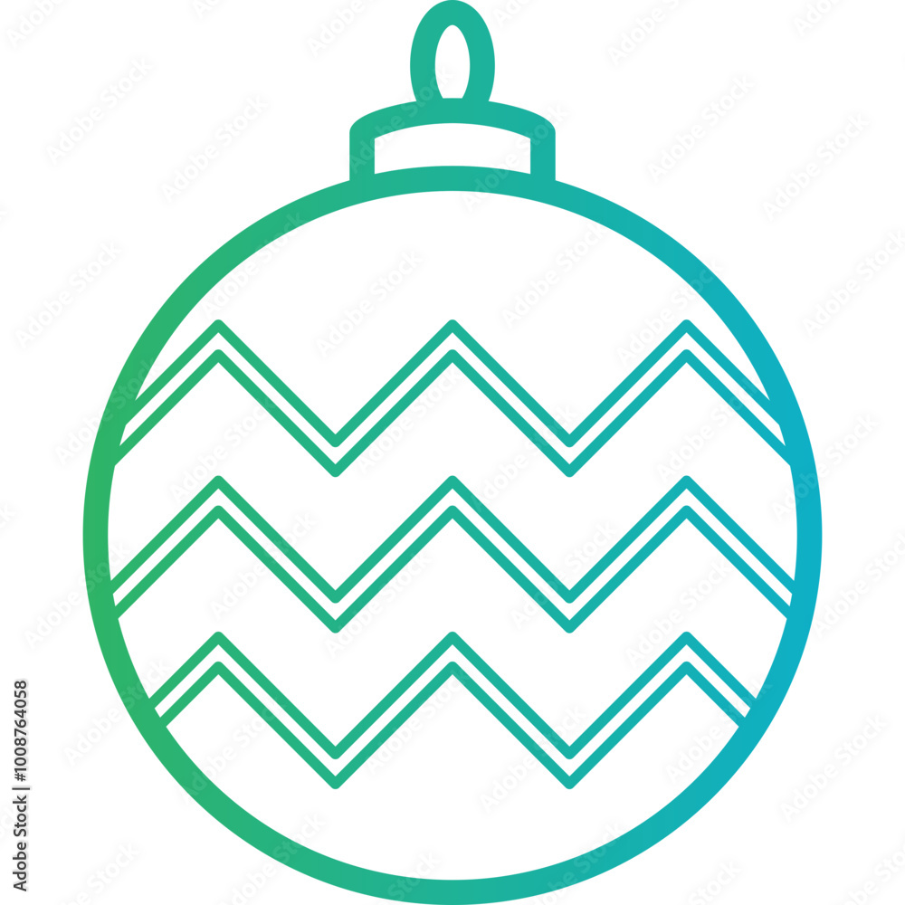 Obraz premium Christmas, New Year Vector Icon element, Isolated white background