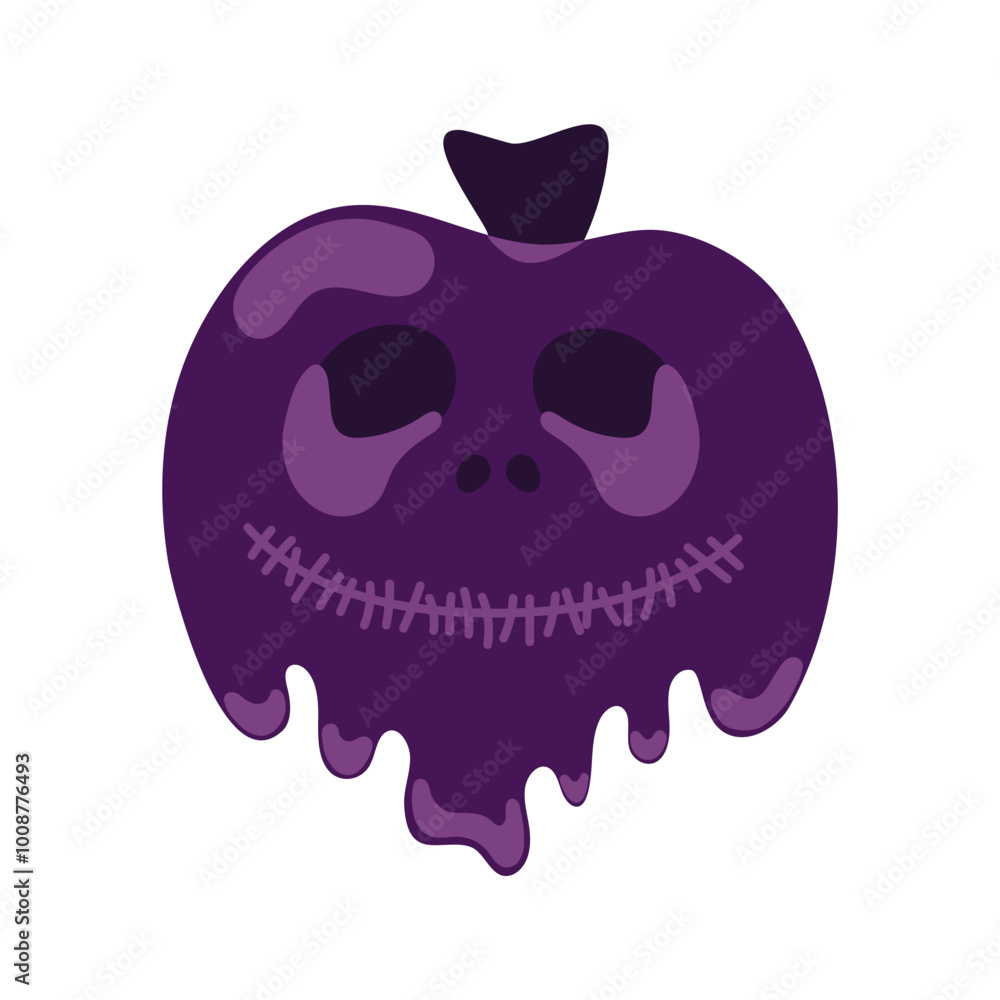 Happy Halloween day isolate element of skull. Happy Halloween day isolate element of skull.