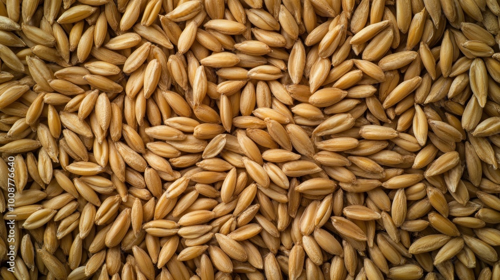 Close-up of Wheat Grains: A Golden Harvest Close-up of Wheat Grains: A Golden Harvest