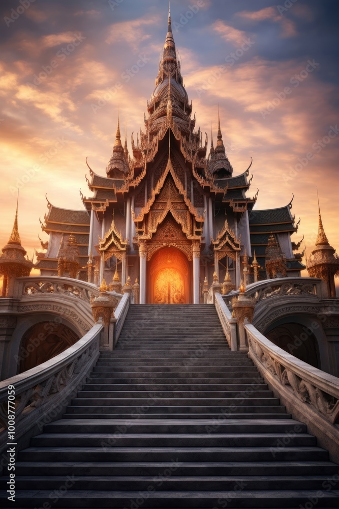 Landmark architecture staircase building. Landmark architecture staircase building.