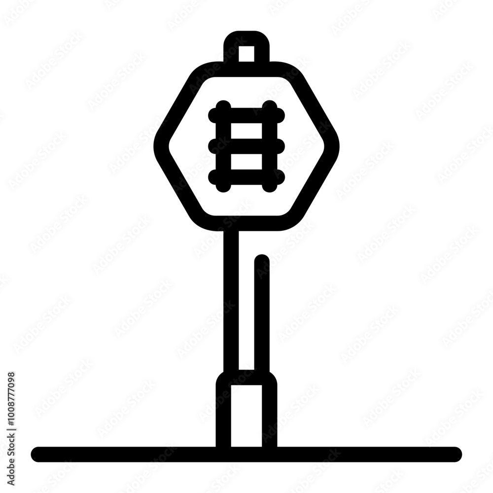 railway line icon railway line icon