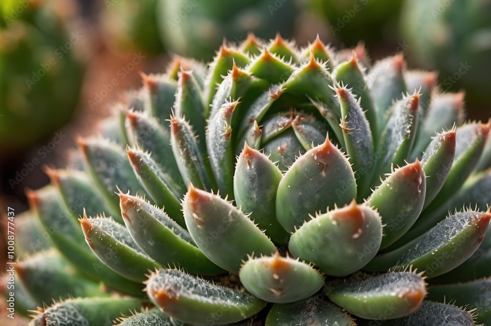 a close up of succulent a close up of succulent