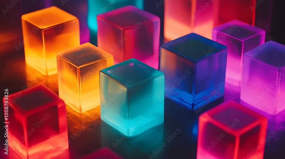 abstract background with cubes abstract background with cubes
