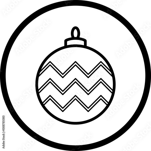 Christmas, New Year Vector Icon element, Isolated white background