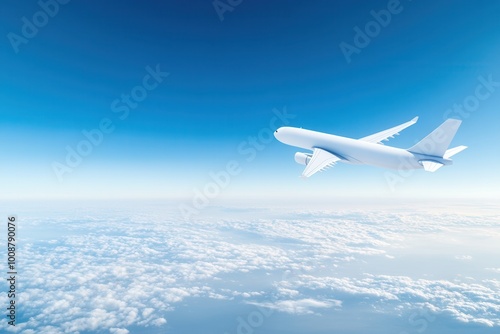 Jet aircraft maneuvering above the clouds