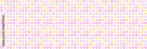 Seamless lovely Floral pattern banner. Texture. Design element