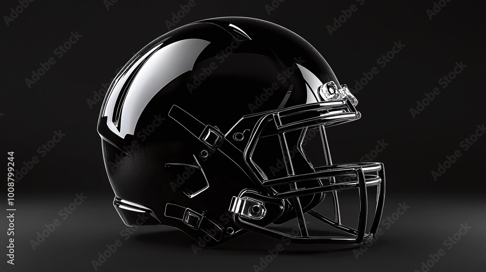 Fototapeta premium American Football football stadium helmet