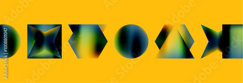 Fluid color geometric shapes abstract background. Vector Illustration For Wallpaper, Banner, Background, Card, Book Illustration, landing page