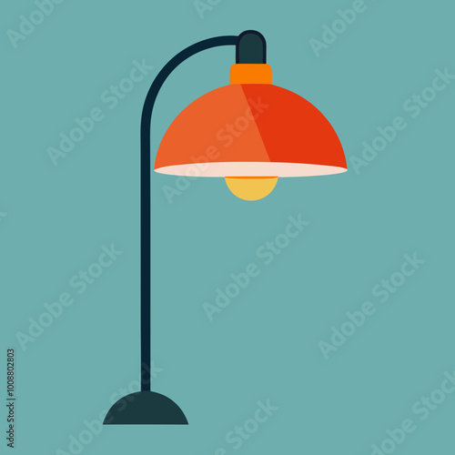 lamp light vect or illustration