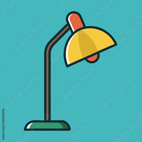 lamp light vect or illustration