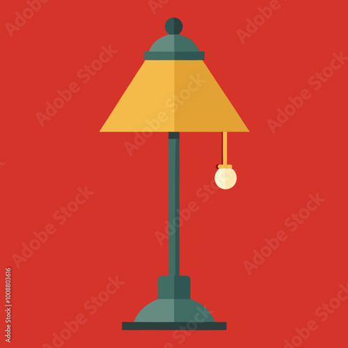 lamp light vect or illustration