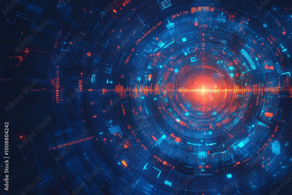 People icons glowing on dark background. Global structure networking and data exchange customers connection hologram. 3D rendering. People icons glowing on dark background. Global structure networking and data exchange customers connection hologram. 3D rendering.