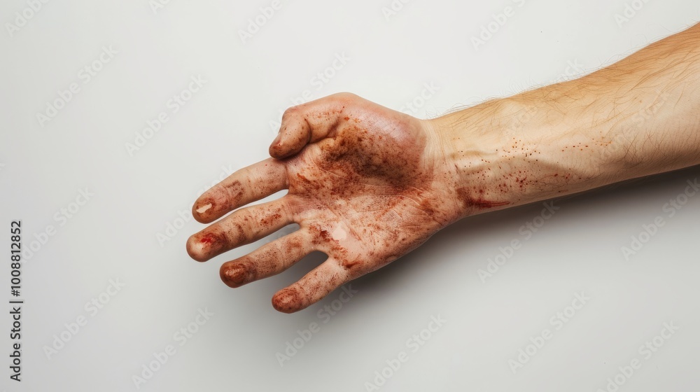 Fototapeta premium dirty hand.