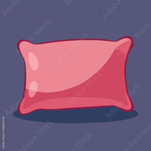 vector illustration of pillow cushion