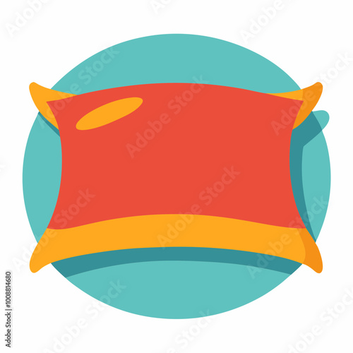 vector illustration of pillow cushion