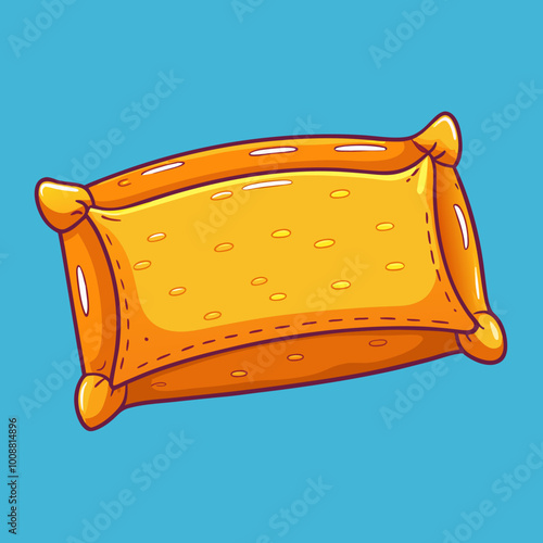 vector illustration of pillow cushion