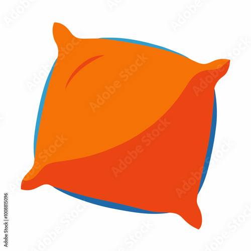 vector illustration of pillow cushion