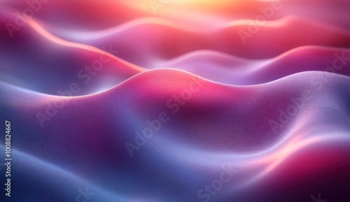 Wallpaper Mural Abstract Wavy Pattern with  Pink and Blue Hues Torontodigital.ca