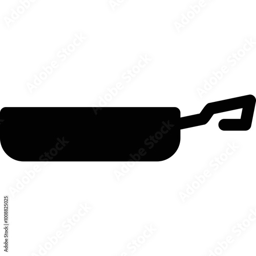 Simple vector icon frying pan