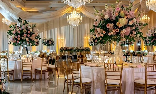  beautiful marriage  or party table setting