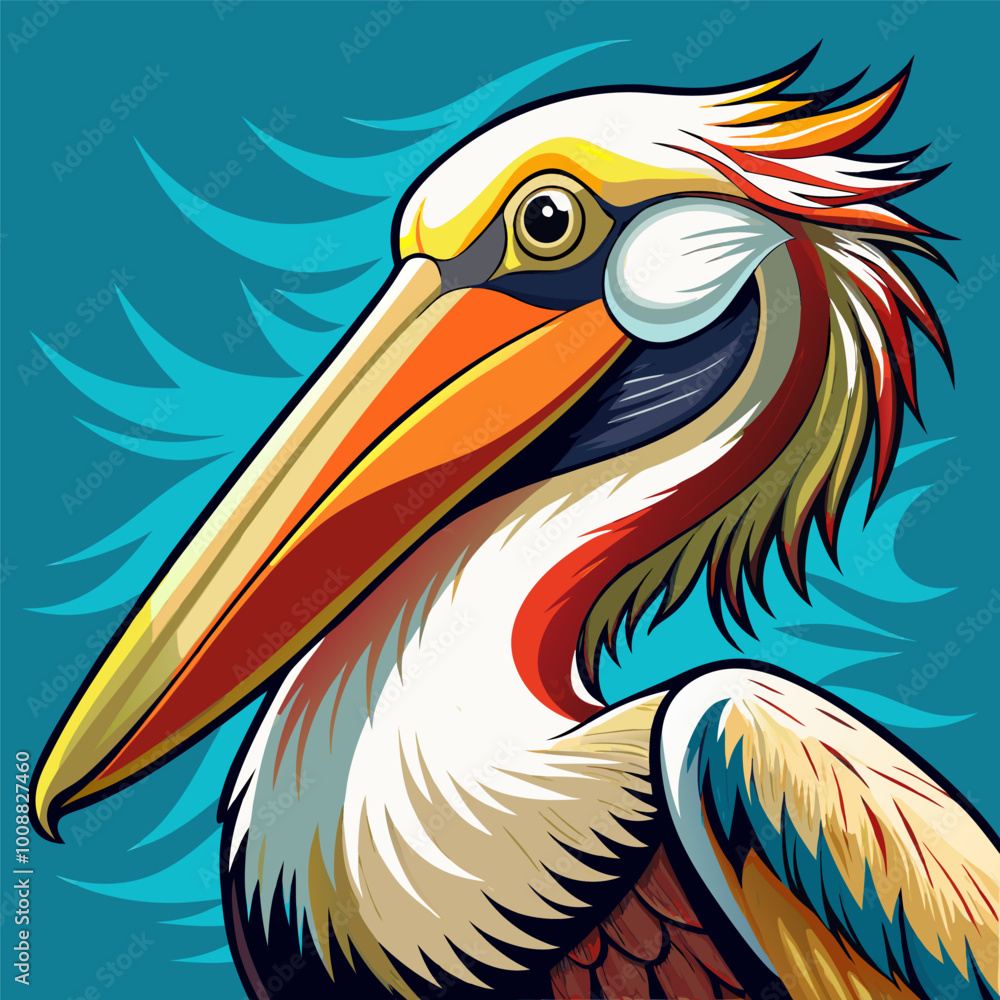 Fototapeta premium pelican on the beach