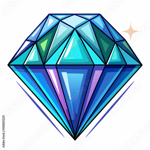 Abstract diamond icons. Vector logo