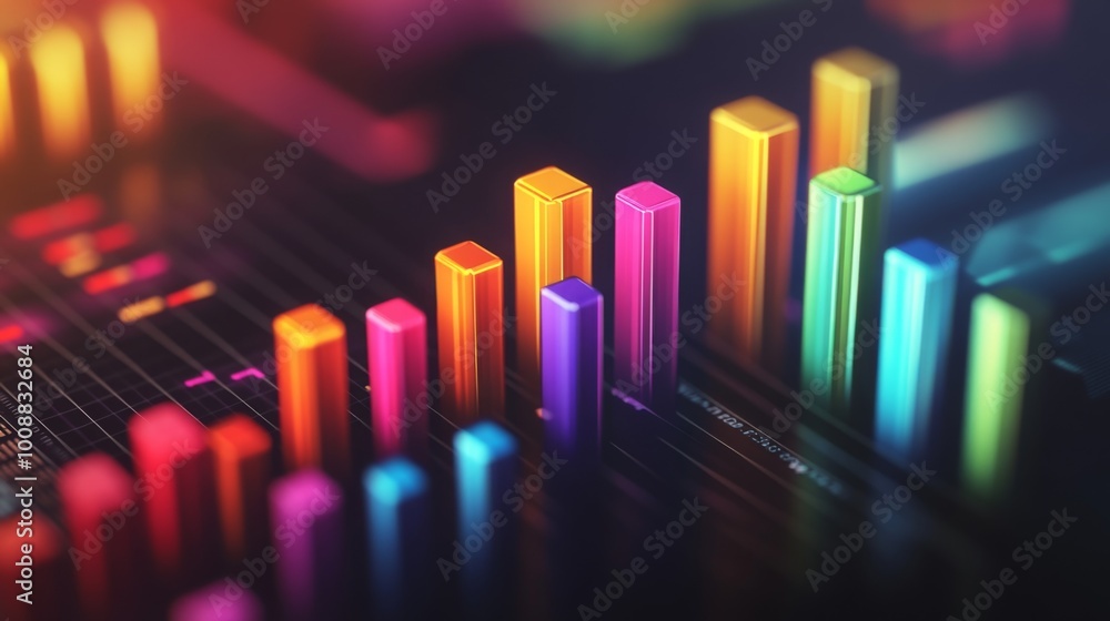 Vibrant Colorful Data Visualization Background Vibrant Colorful Data Visualization Background