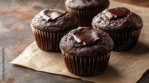 Delicious Rich Dark Chocolate Muffins Perfect for Any Dessert Occasion