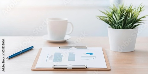 A clean workspace features ...
