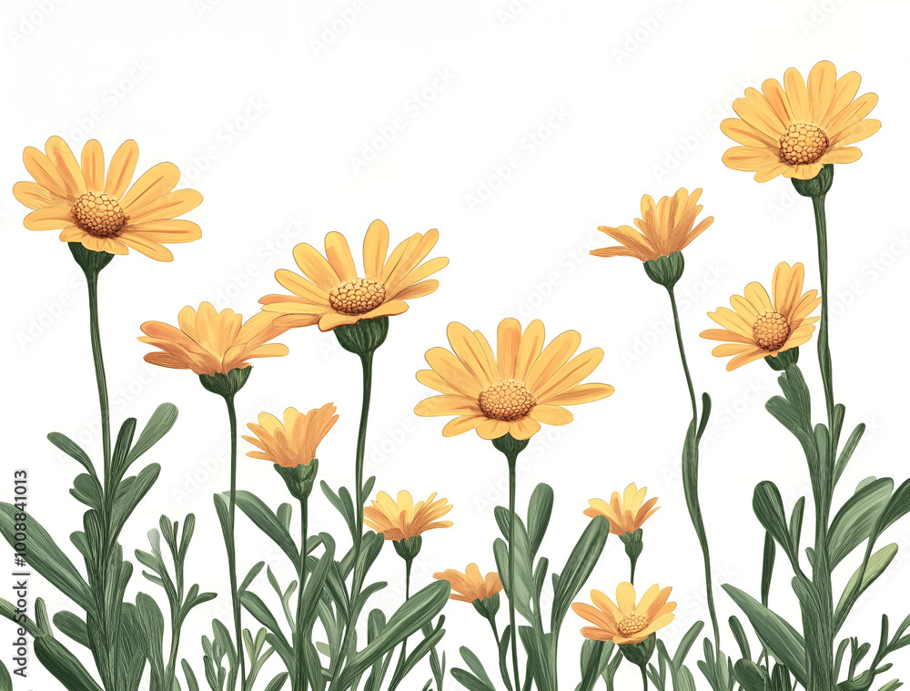 a group of yellow flowers
a group of yellow flowers