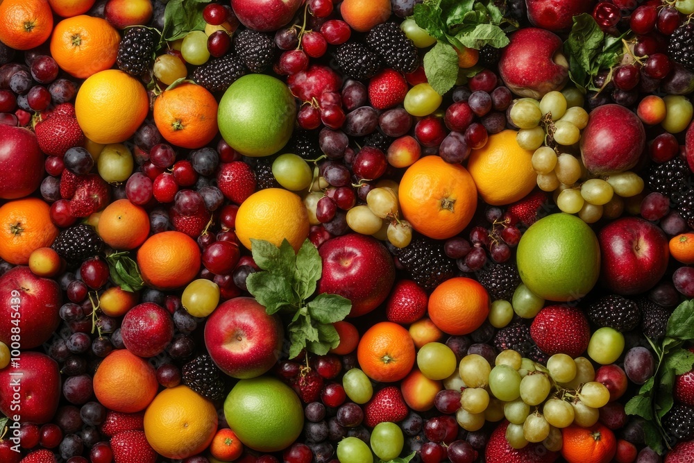 fruit and vegetable background - generative ai fruit and vegetable background - generative ai