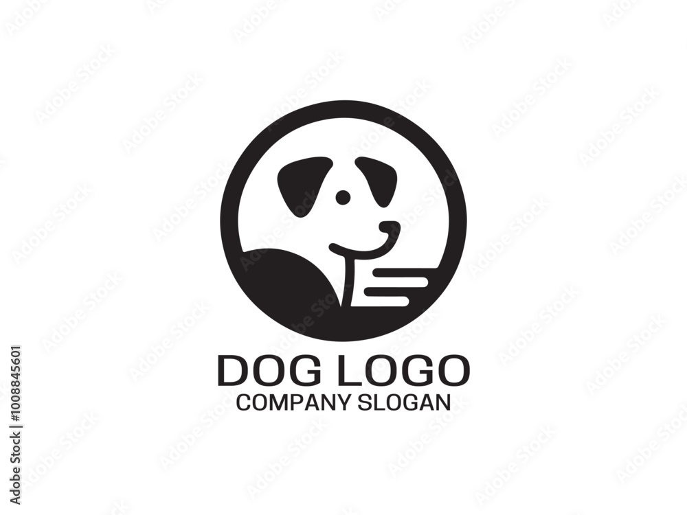 Dog Logo design template. Vector illustration. Dog Logo design template. Vector illustration.