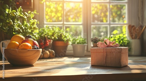 Cozy and Vibrant Farmhouse Kitchen: Culinary Delight Awaits